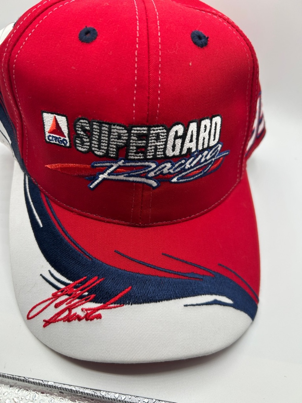 superdown Red and White Racing Cap - Picture 2 of 10